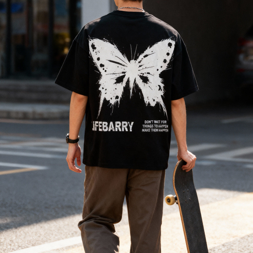 LB Butterfly Oversize T-Shirt