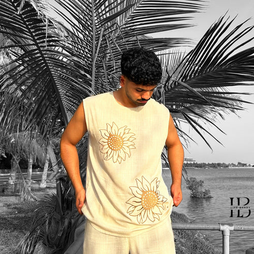 Linen shirt with the linen pants