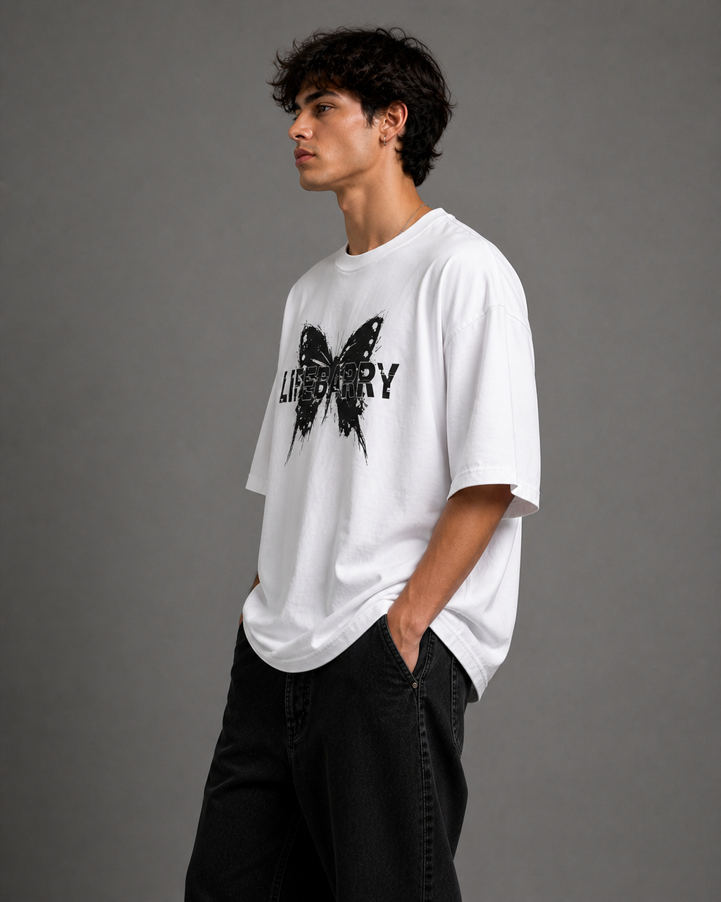 LB Butterfly Oversize T-Shirt
