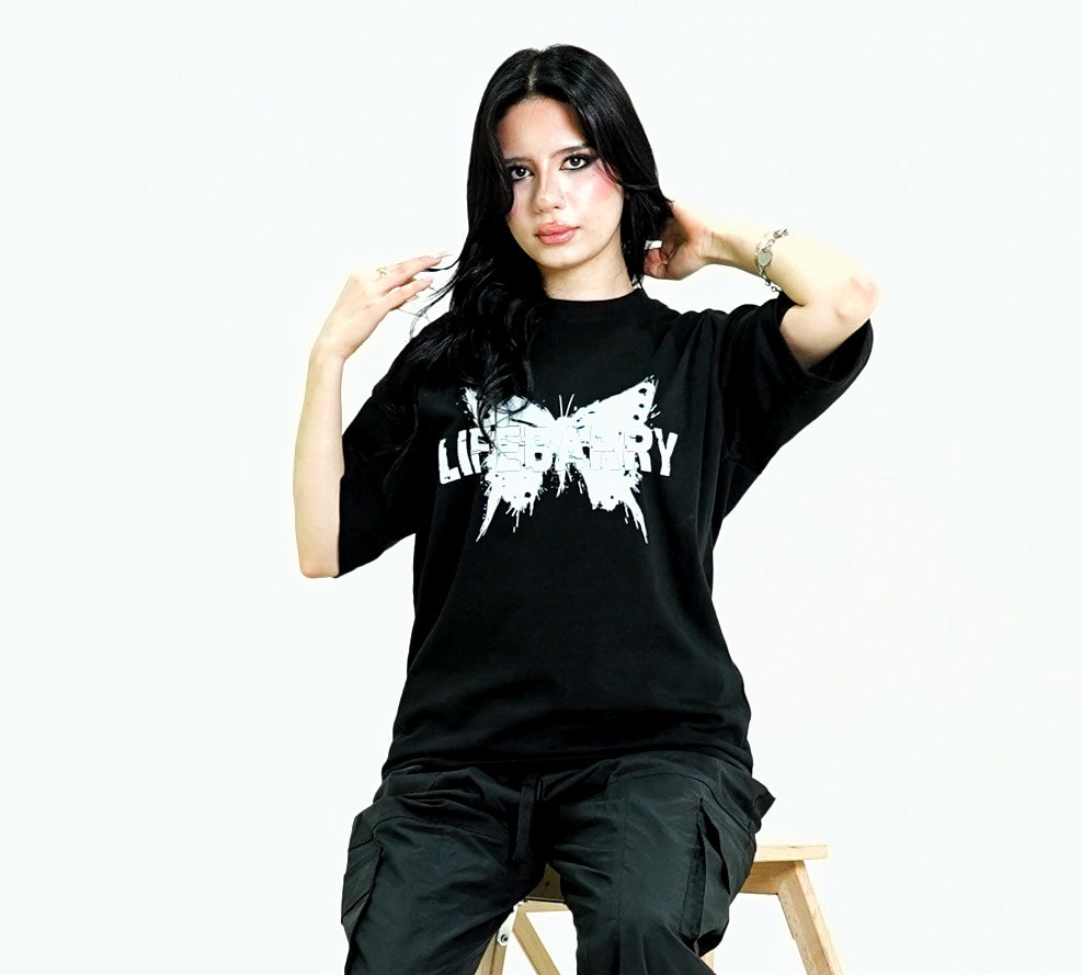 LB Butterfly Oversize T-Shirt