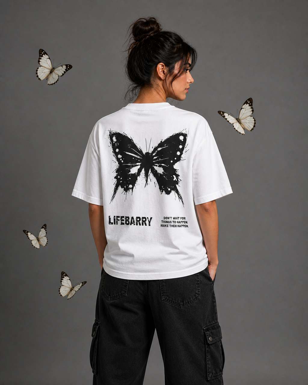 LB Butterfly Oversize T-Shirt