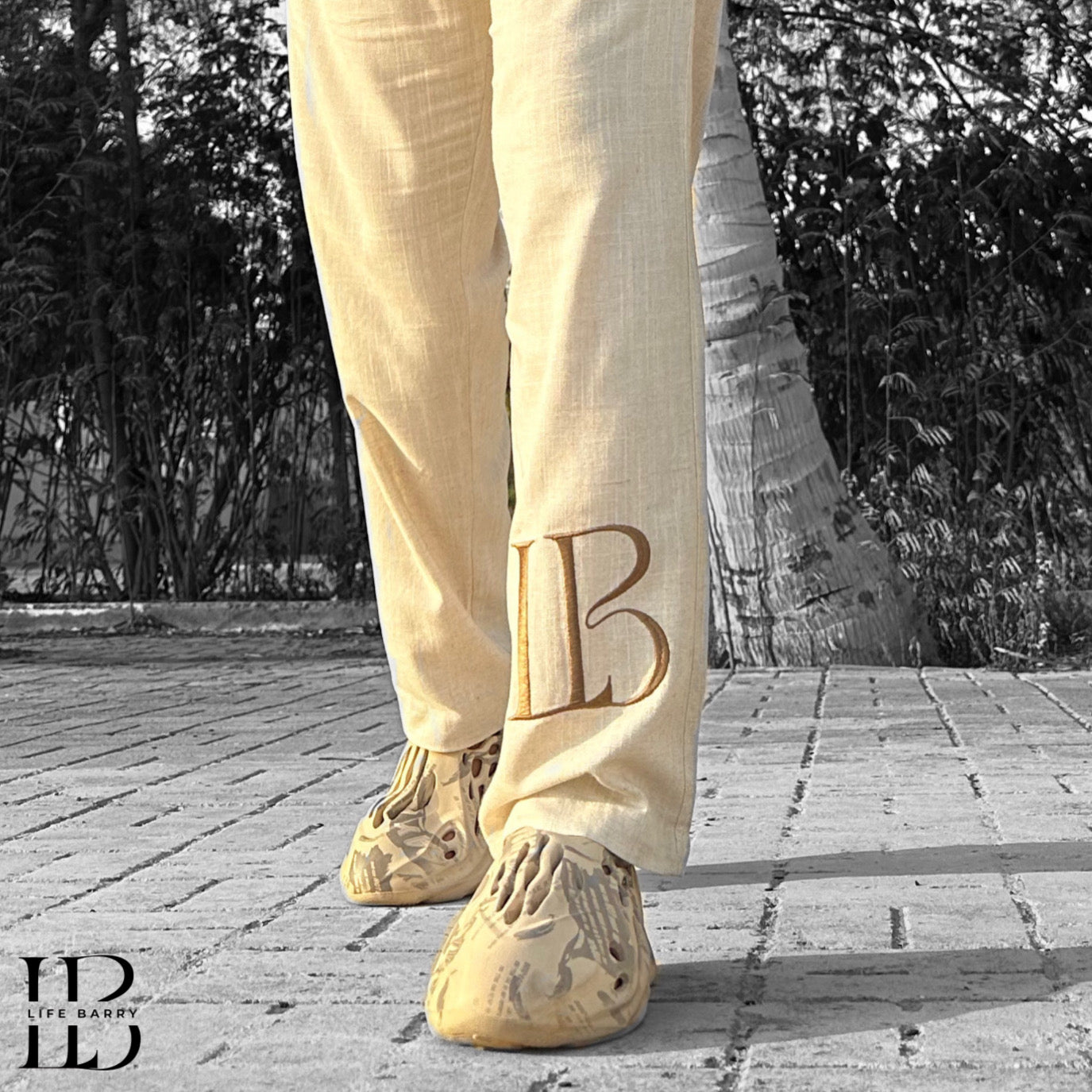 Linen shirt with the linen pants